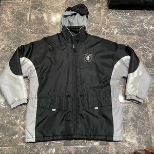 ⬛️⬜️Mens Vintage Oakland Raiders (Las Vegas) NFL G-III Carl Banks Jacket Size XL